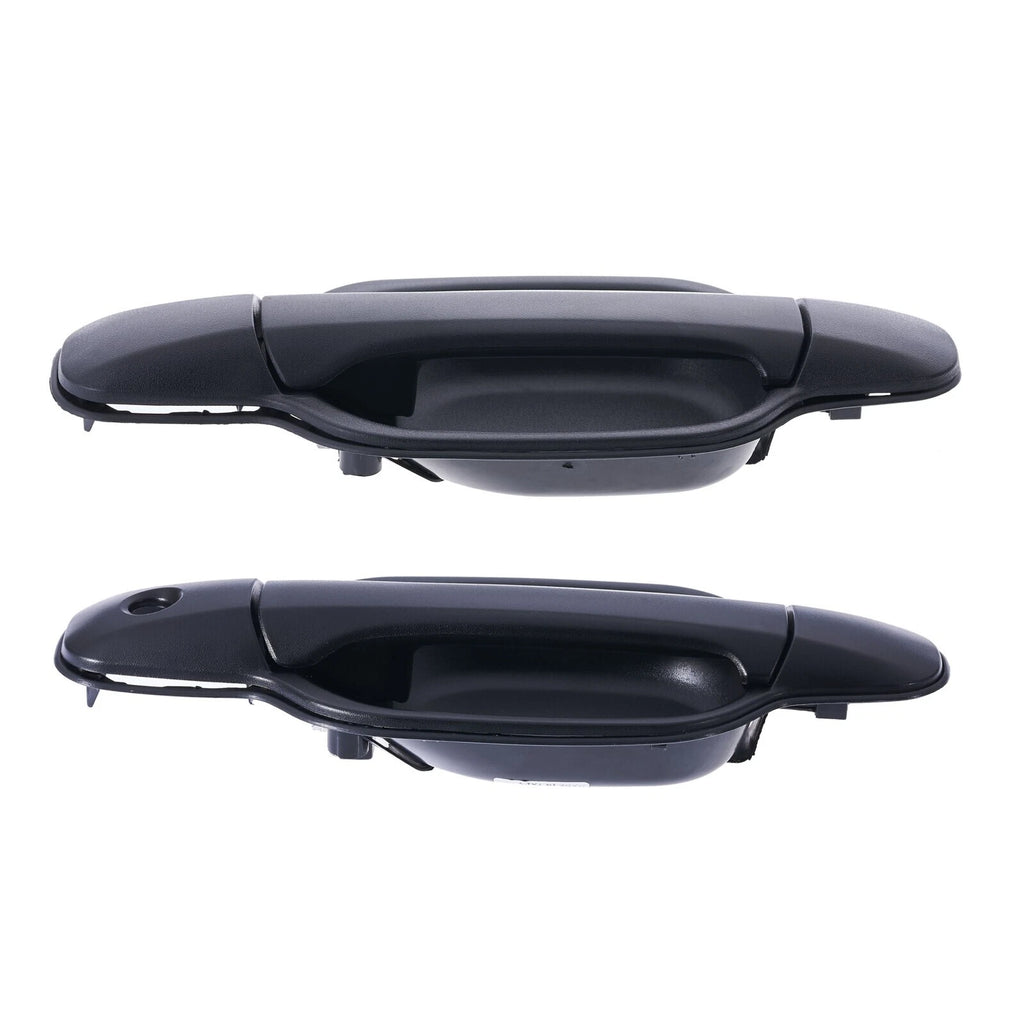 2pc FRONT LEFT & RIGHT Outer Door Handle Black for Isuzu D-Max 06-12 Holden RA/C