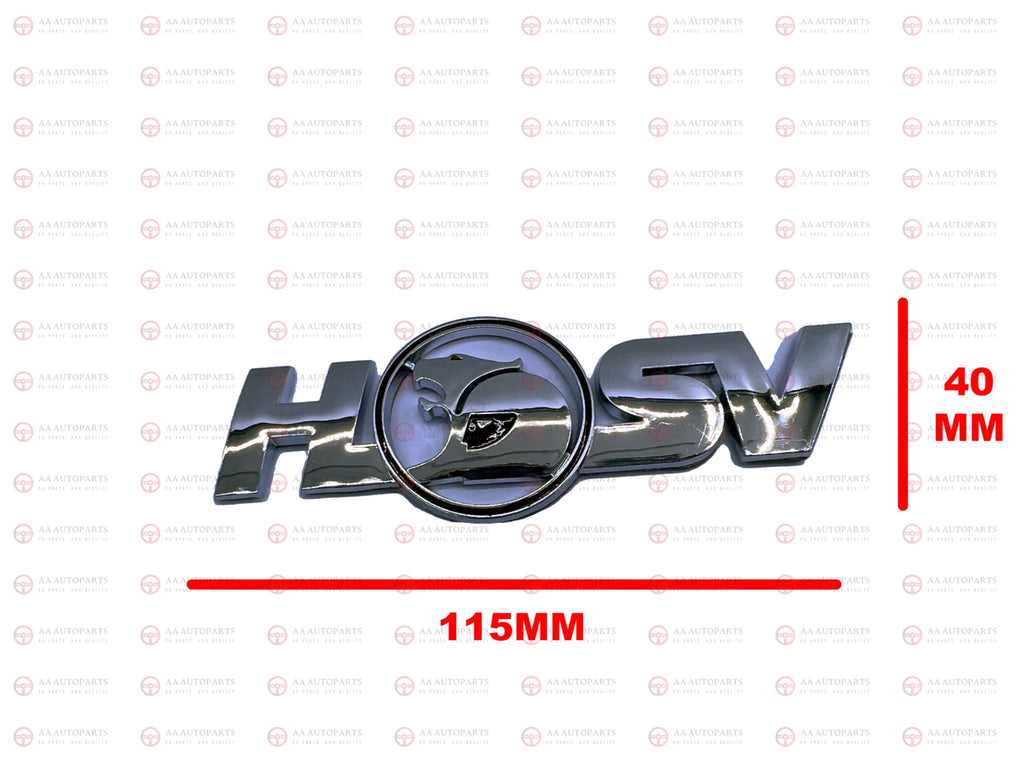 Chrome HSV Badge Emblem Holden Commodore VR VS VT VX VY VZ VE VF GTS R8