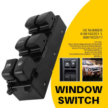 Load image into Gallery viewer, Power Master Window Switch Driver Side Control for ISUZU 4 Door DMAX MU-X 12~20