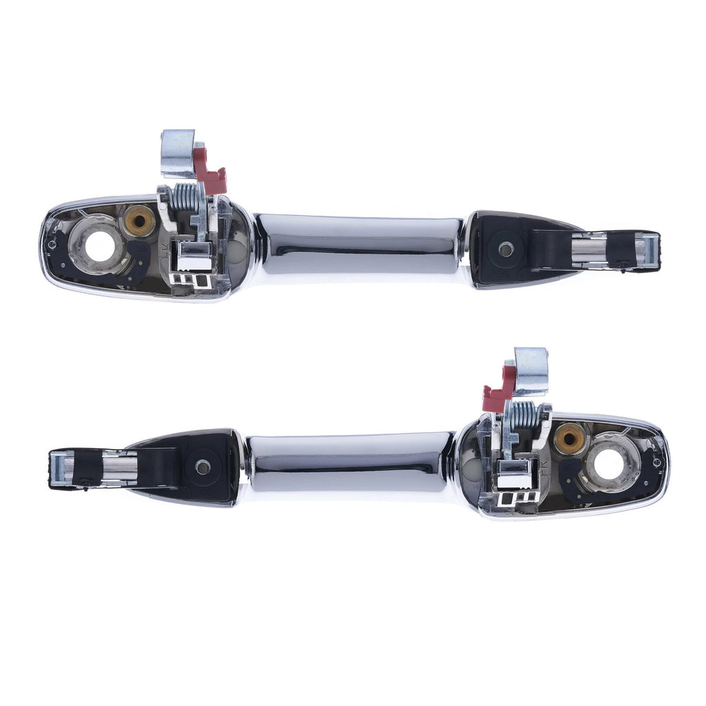 4pc FRONT & REAR Left + Right Outer Door Handle Chr for Ford Ranger & BT50 06-11