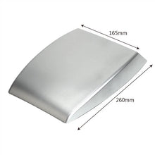 Load image into Gallery viewer, Universal Car Decorative Air Flow Intake Hood Scoop Vent Bonnet Cover Trim Silve