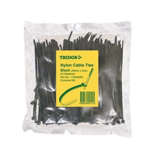 Load image into Gallery viewer, Tridon Cable Tie Black 150X4mm Pack Of 500 CTB154BK