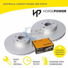 Load image into Gallery viewer, Front Brake Pads and Disc Rotors set for Subaru Outback BH 2000-2003