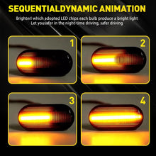 Load image into Gallery viewer, 1 Pair Dynamic LED Side Marker Indicator Light Lamp For Nissan Note 2006-2012 A