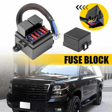 Load image into Gallery viewer, 4-Pin 80A Pre-Wired Fuse Relay Box Waterproof Relay Slots ATC/ATO Fuse Holder