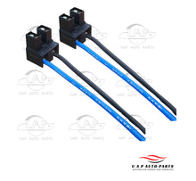 Load image into Gallery viewer, H7 Female Headlight Bulb Globe Socket Wire Harness L Shape Type x2 pc
