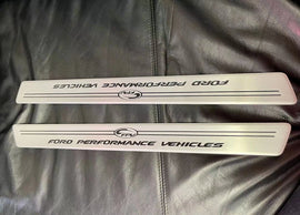 PAIR OF ALLOYS FPV FRONT SCUFF PLATE SUIT FG SERIES FORD FALCON SEDAN UTE