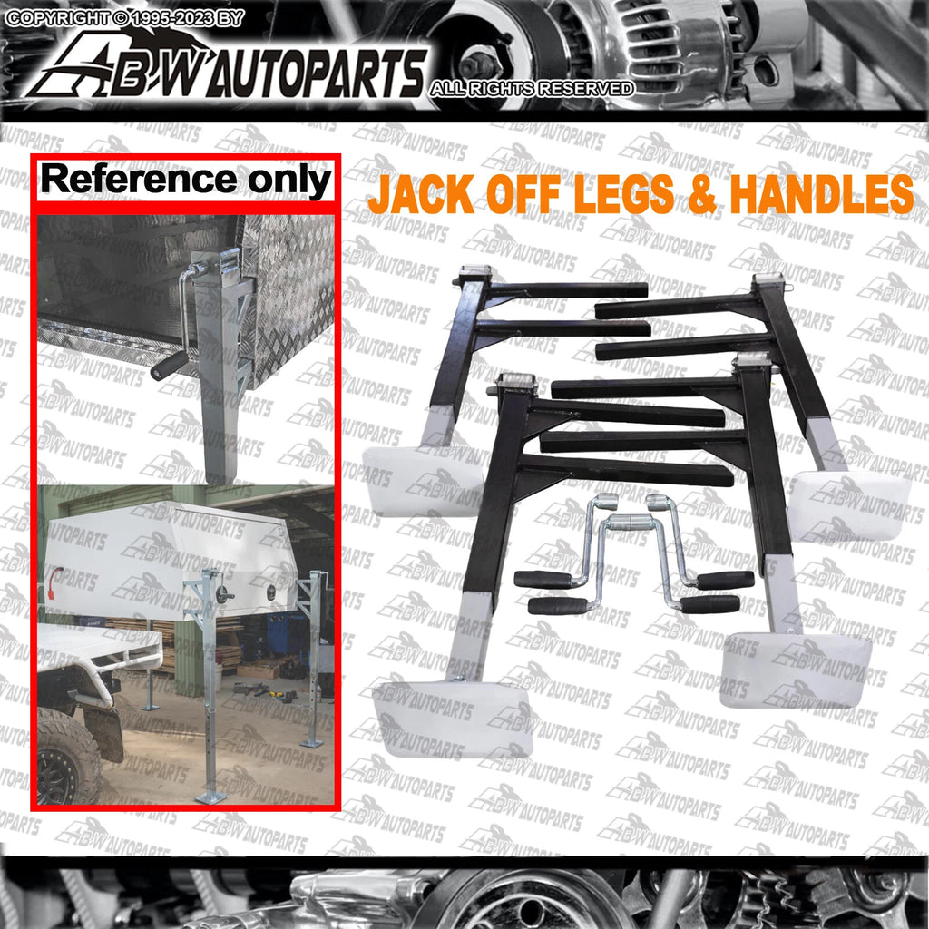 Jack Off Legs & Handles Kit 4pcs For Trailer Caravan Canopy Ute - High Quality