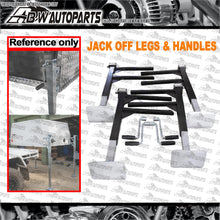 Load image into Gallery viewer, Jack Off Legs &amp; Handles Kit 4pcs For Trailer Caravan Canopy Ute - High Quality
