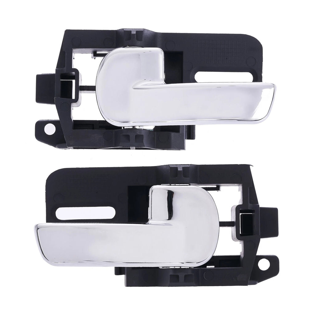 2pc LEFT & RIGHT FRONT = REAR Door Handle Inner Chrome For Nissan Dualis 07-16