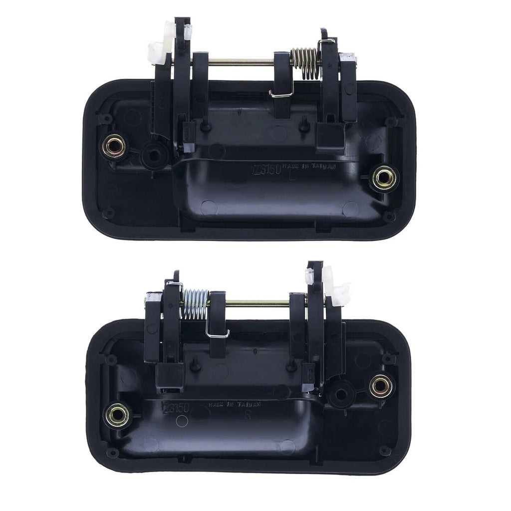 4pc Front Rear Left & Right Outer Door Handle Black For Holden Rodeo TF 1988-03