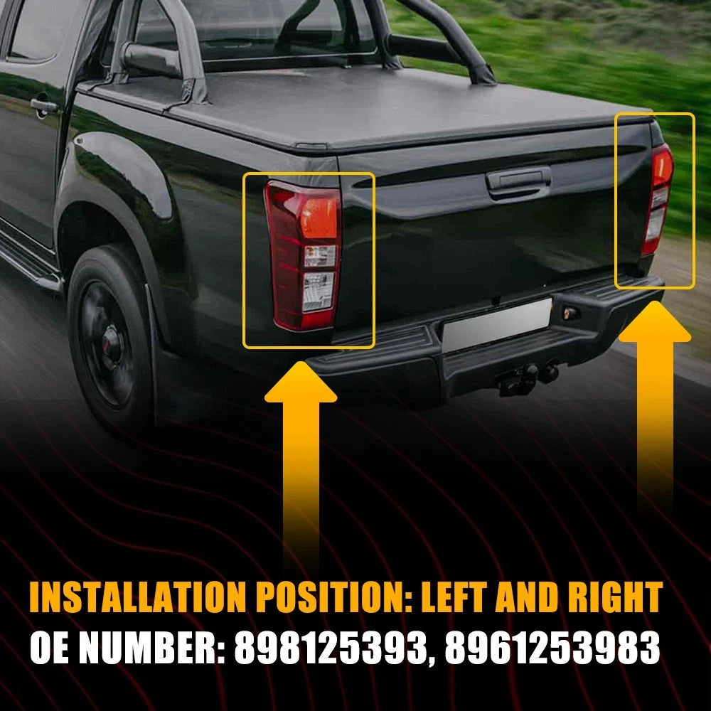 LH RH Side Tail Light Lamp (Non LED) For Isuzu DMax D-Max Ute 2012~17 898125393