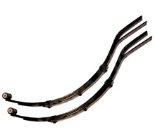 Load image into Gallery viewer, 4 Leaf Slipper Spring and Eye Trailer Parts One Pair Black 900kg Leaf Springs