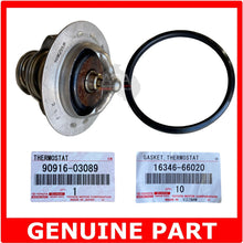 Load image into Gallery viewer, GENUINE Toyota LandCruiser 70 80 100 200 Series 1FZ 1HZ 1HD T 1VD Thermostat 76C
