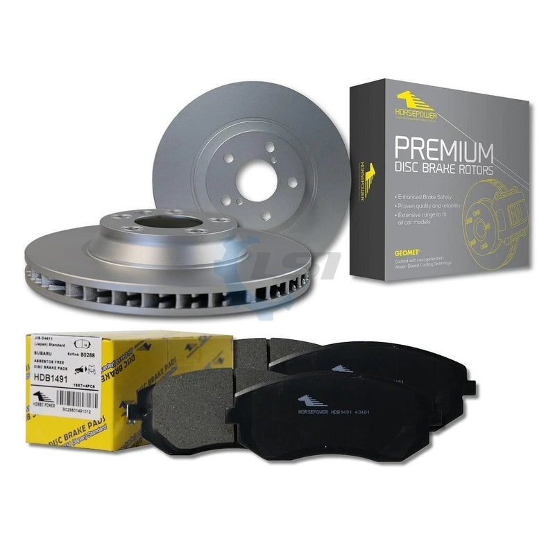 Front Brake Pads & Disc Rotor Kit for Toyota RAV4 SXA10 SXA11 1994-2000