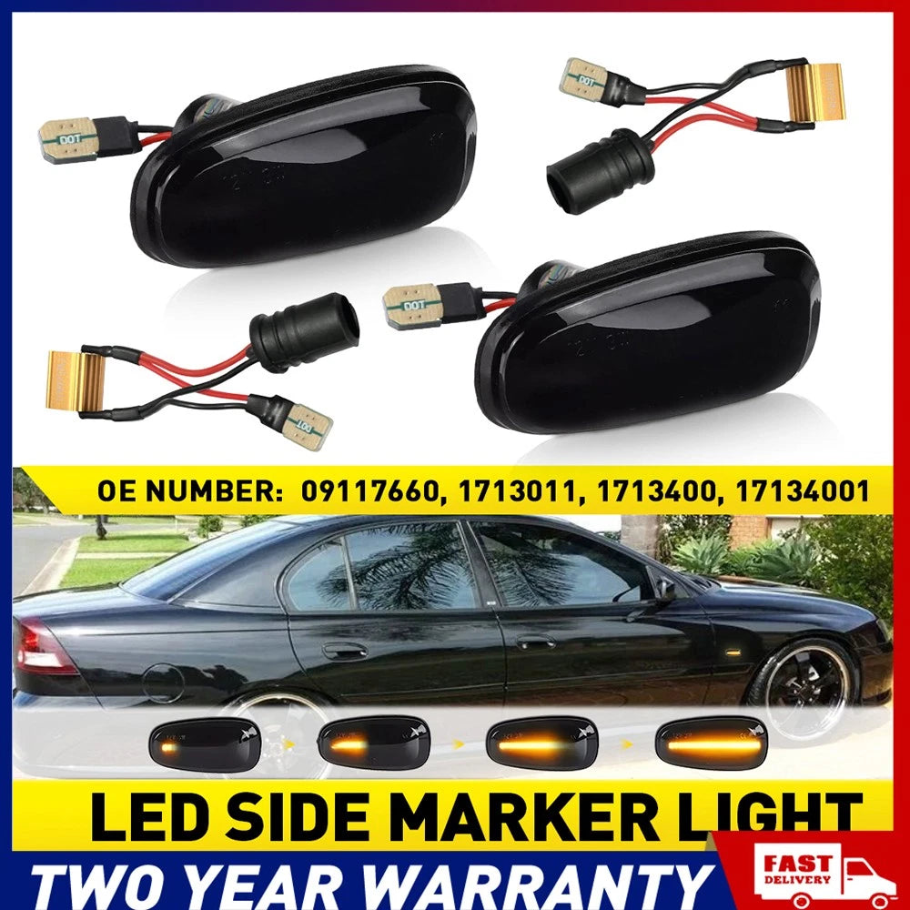 For Holden Commodore VY Series2 03-04 Dynamic 1713011 LED Side Repeater Lamps Z