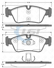 Load image into Gallery viewer, Front Brake Pads + Sensor + Disc Rotors for BMW 323i E46 98-05