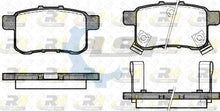 Load image into Gallery viewer, Rear Brake Pads and Disc Rotors Set for Honda ACCORD 2.4 3.5 2008-13