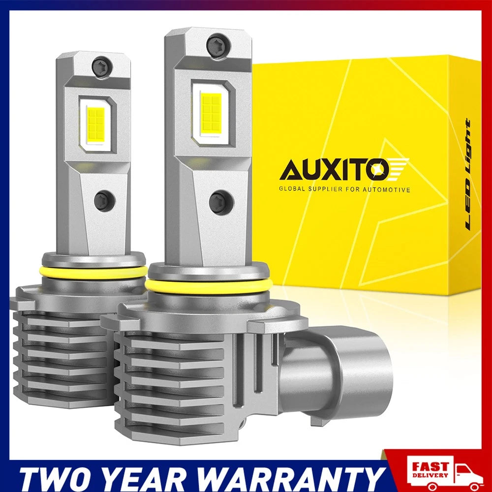 2-10x 9006 LED For Toyota Corolla 2009-2014 LED Headlight Hi Low Light Bulbs A