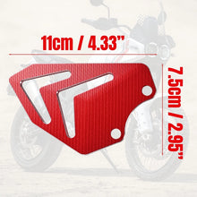 Load image into Gallery viewer, 2X Red CNC Billet Passenger Heel Guards Matt For Ducati DesertX 2022+ Anodized S