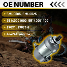 Load image into Gallery viewer, 2x STARTER MOTOR FOR Motorcycles Off-Road 250 XC-W 2008 2009 2010 11 12 249cc