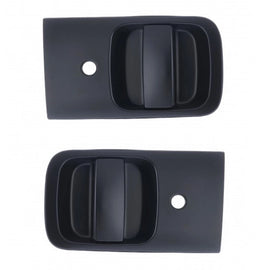 2 pcs Set Outer Sliding Door Handle Black for Hyundai I800, Starex, H1, 2007-