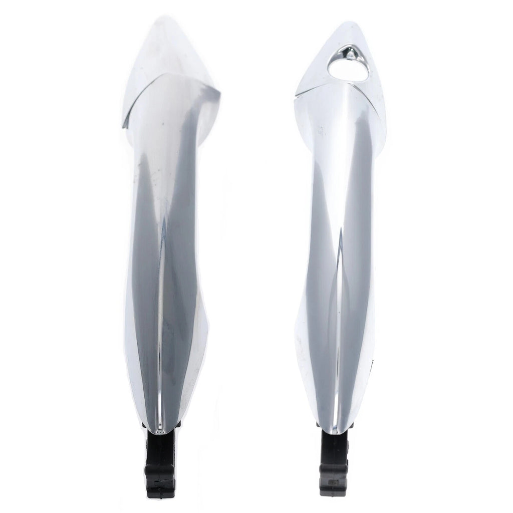 Set of 2 FRONT LEFT + RIGHT Door Handle Outer Chrome for Hyundai i30 GD 2012 -17