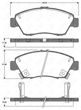 Load image into Gallery viewer, Front Brake Pads and Disc Rotors set for Honda JAZZ GE 1.3 1.5 2008-2014