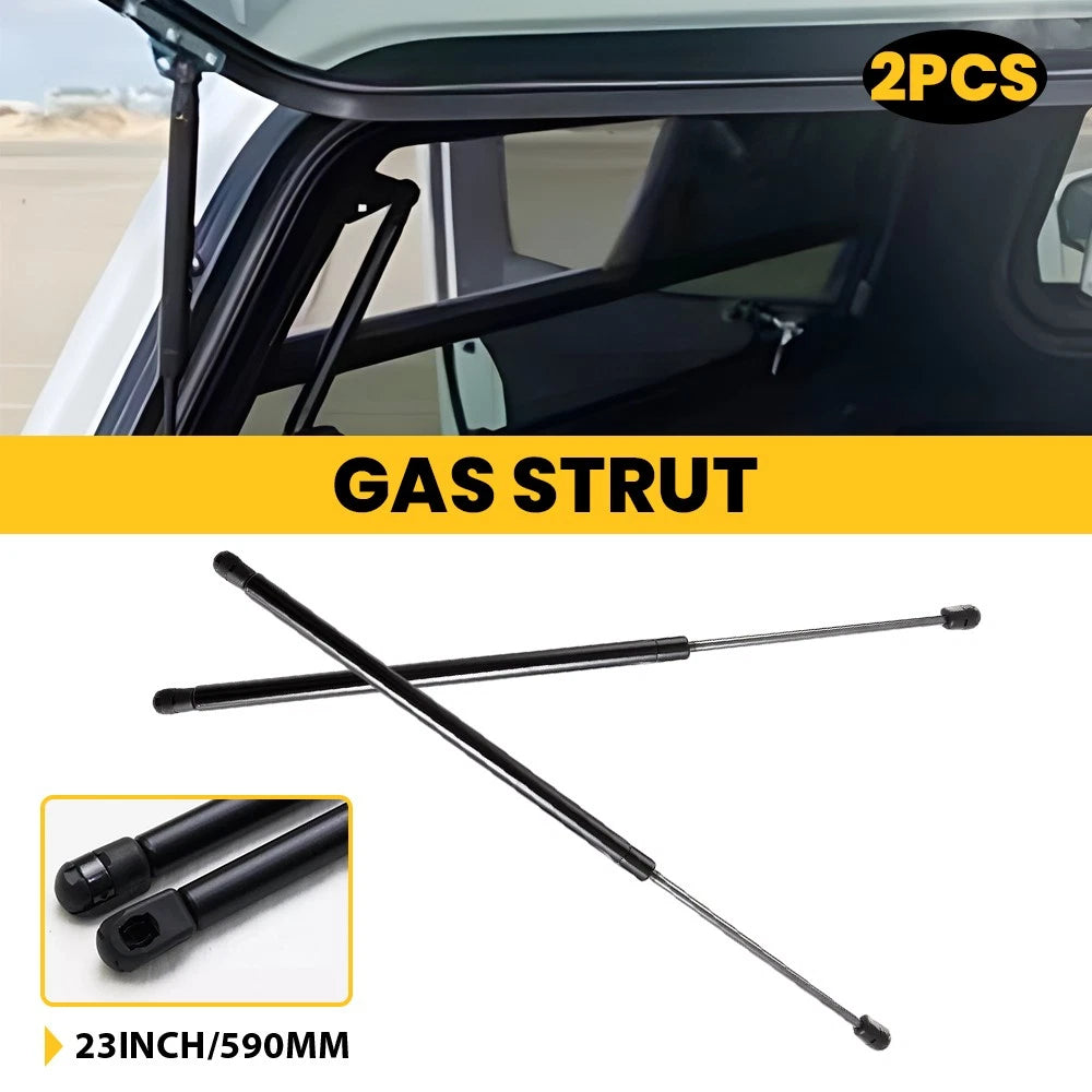 Pair of rear tailgate gas struts for Nissan X-Trail T31 2007-2014, black