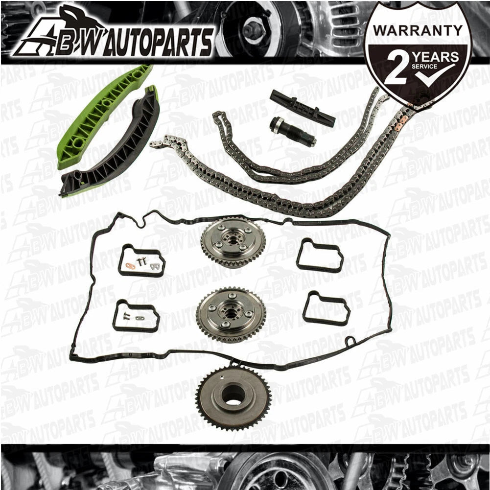 TIMING CHAIN KIT CAM GEARS FOR MERCEDES M271 W204 C180 C200 C250 Turbocharged