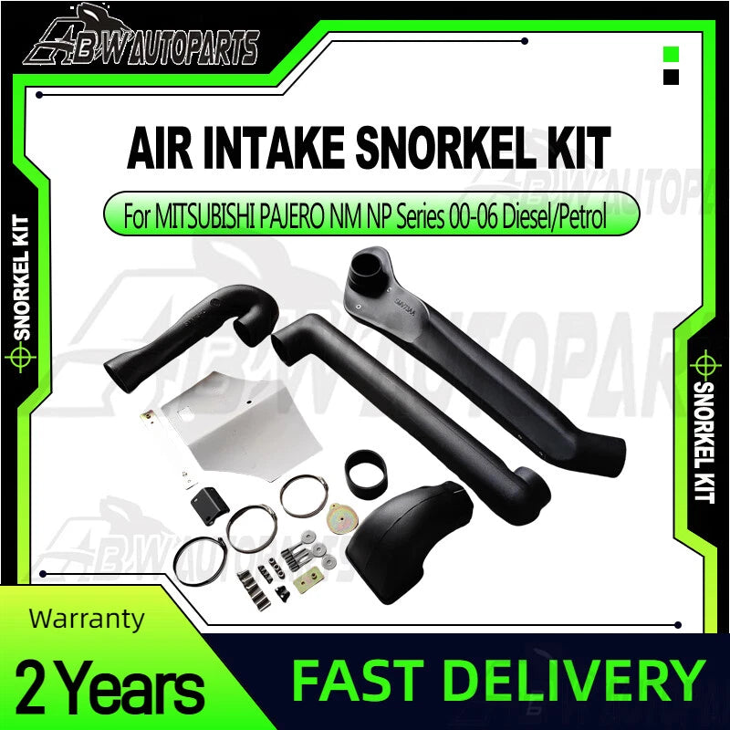 Snorkel Kit Air Intake For Mitsubishi Pajero NM NP 00-06 Diesel/Petrol 3.5L V6