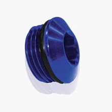 Load image into Gallery viewer, Aeroflow AF813-10 ORB Slimline Port Plug -10AN Blue Finish