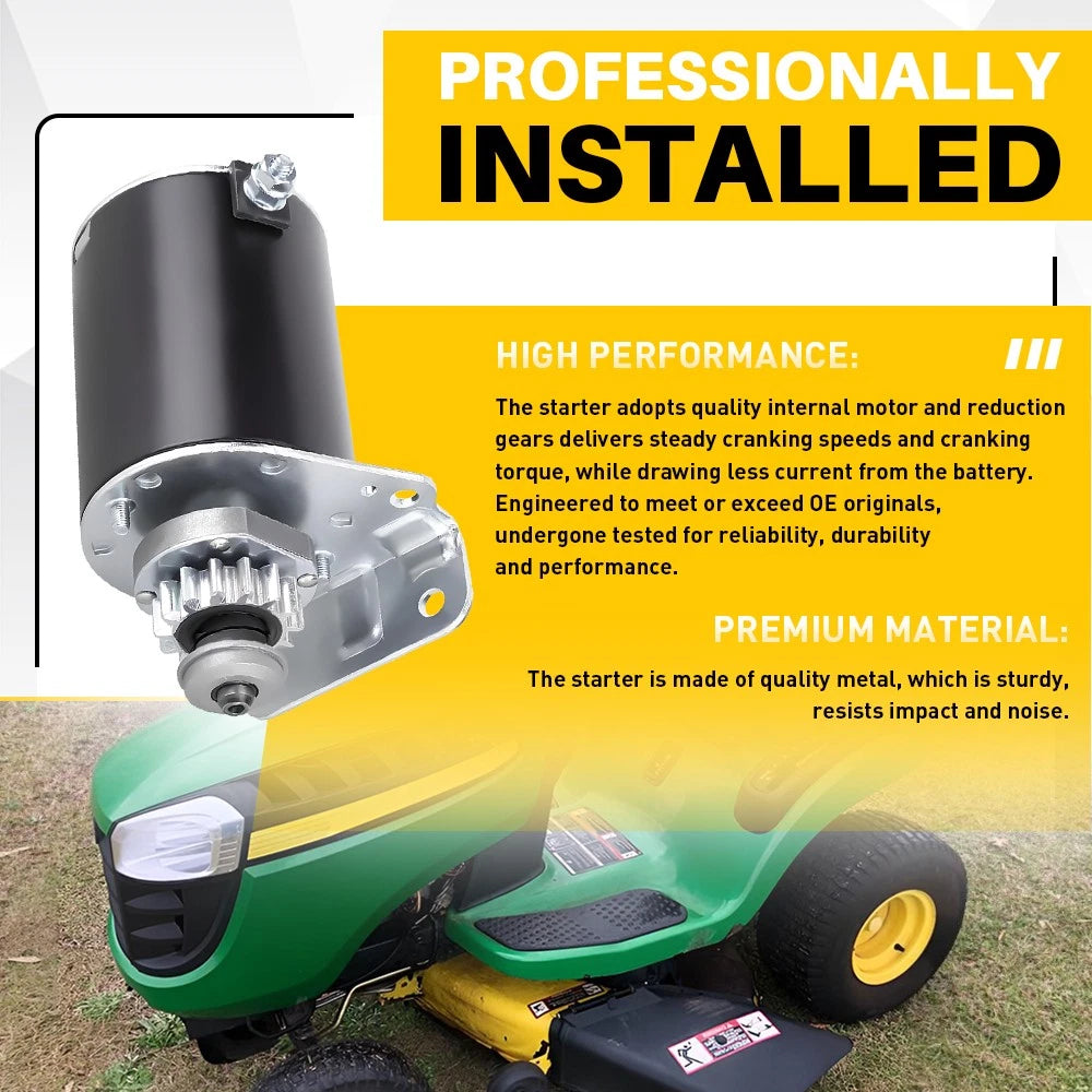 Starter FOR John Deere L100 L105 L107 LA100 LA105 LA110 LA115 LA125 D100 D115 AU