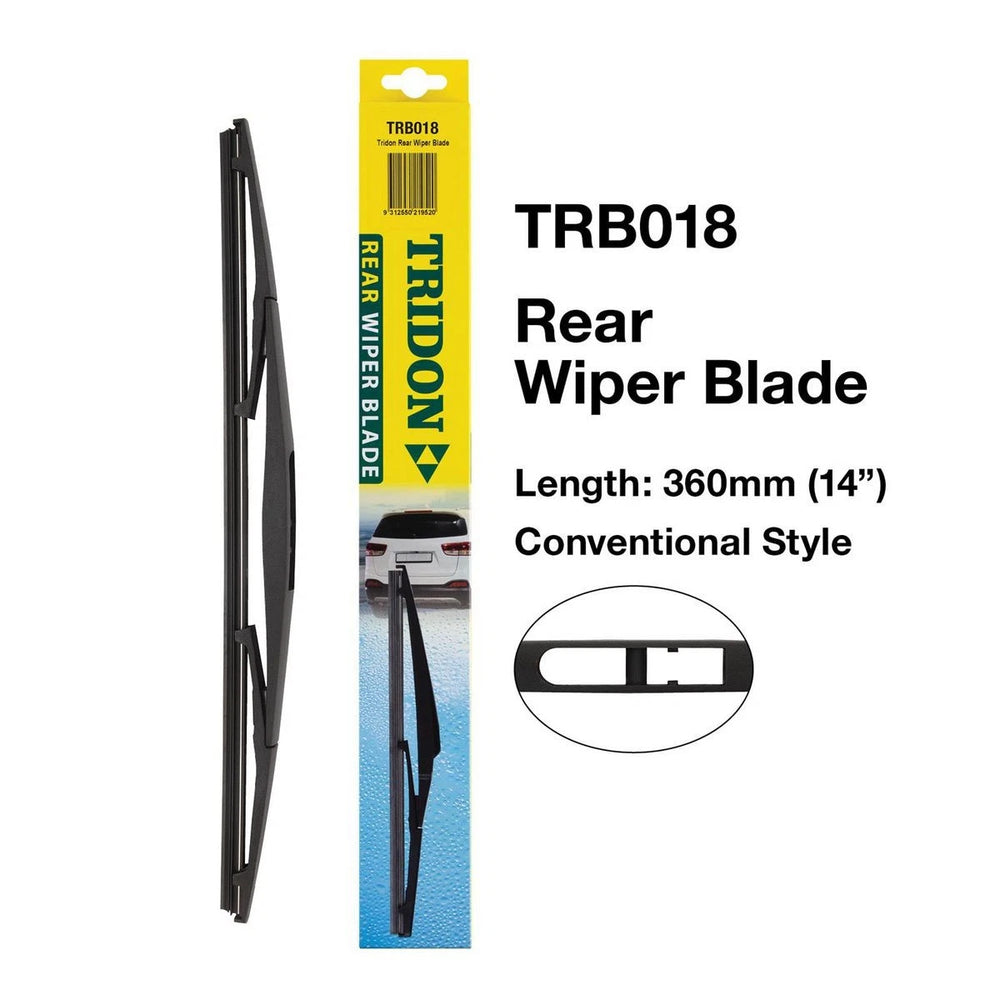 Tridon TRB018 360mm conventional rear wiper blade replacement