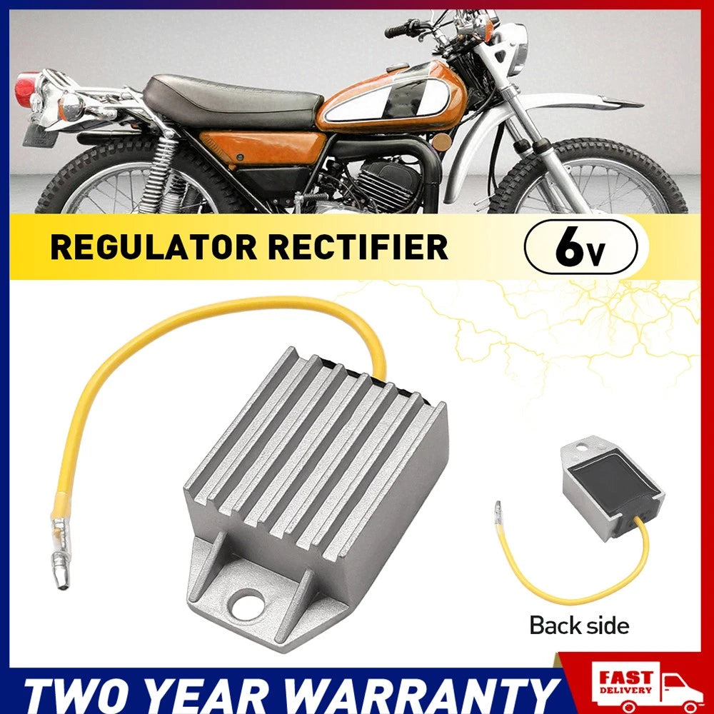 For DT125 DT250 DT400 XT250 Rectifier Regulator [6V] 1 Wire Voltage ATV Buggy