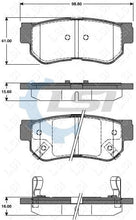 Load image into Gallery viewer, Rear Brake Pads and Disc Rotors Set for Hyundai GRANDEUR 3.0L V6 1999-03