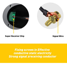 Load image into Gallery viewer, Carbon Fiber Shark Fin Roof Antenna AUTO Car Aerial Radio FM/AM Signal Universal