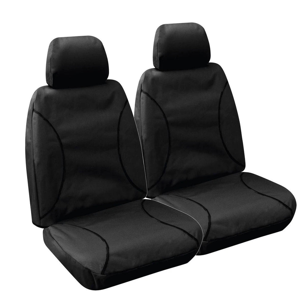 Sperling Tradies Canvas Front Black Seat Covers Suits Jimny 2018 - Current RM...