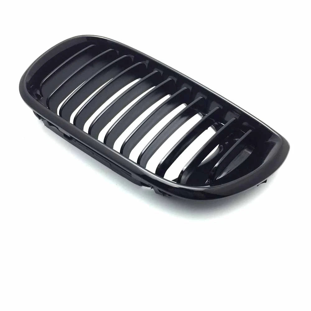 Gloss Black Front Kidney Grill Grille For BMW E46 4 door 4D 3 Series 02-05 ST
