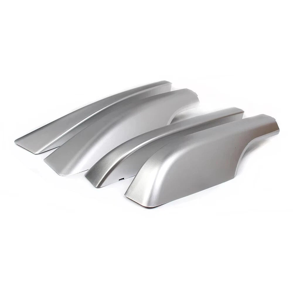 4X Silver Roof Rack Rail End Cover For Toyota for Landcruiser LC200 2008-2021 ST