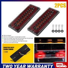 2/4/8x Sequential Indicator LED Tail Lights Trailer Ute Caravan Truck Stop 30V A