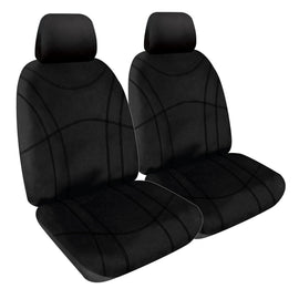 Sperling Getaway Neoprene Front Black - Black Stitch Seat Covers Suits Jimny ...