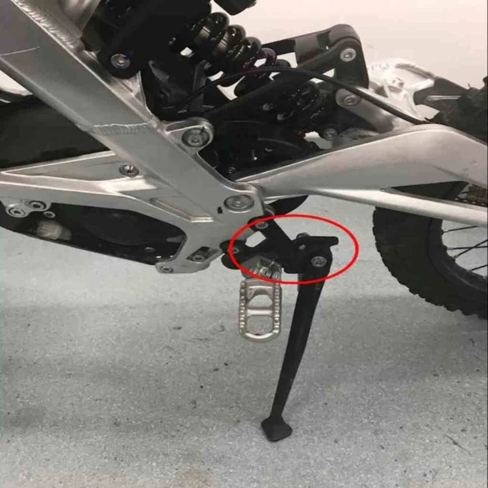 Black CNC Aluminum Foot Peg Bracket(hanger ) Left Side For Sur Ron Light Bee X S