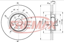 Load image into Gallery viewer, Front Disc Rotors Fremax for Alfa Romeo GT 2.0i JTS 2005 - 09