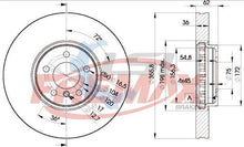 Load image into Gallery viewer, Fremax Front Disc Rotors for BMW X5 E53 4.6 02-03