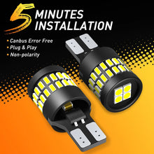 Load image into Gallery viewer, 2X AUXITO T15 921 912 W16W White 6500K 34SMD LED BackUp Reverse Light Bulbs 12V