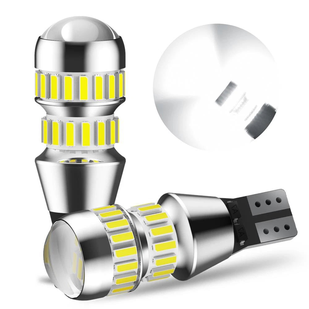 2 x AUXITO t15 912 SUPER LED Park Lights Brake Stop Tail Day Running Turn Signal