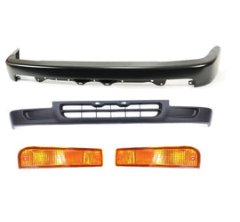 FRONT BUMPER BAR, LAMP & APRON SUIT TOYOTA HILUX SURF & 4 RUNNER 1991-1997 BLACK