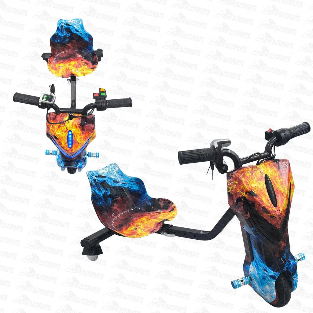 Electric 3-Wheel Drift Car Go Kart Fit Kids Ride On Trike w/ Bluetooth AU Stock