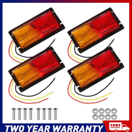 4/8/20X CLEARANCE LIGHT LED SIDE MARKER AMBER RED TRAILER TRUCK CARAVAN 12-24V A